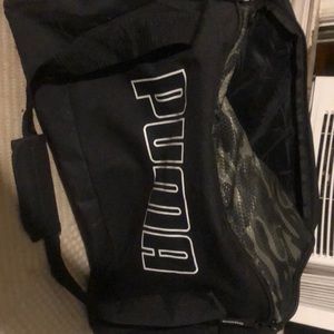 Puma duffel bag great for many things; including hygiene,electronics,& clothing
